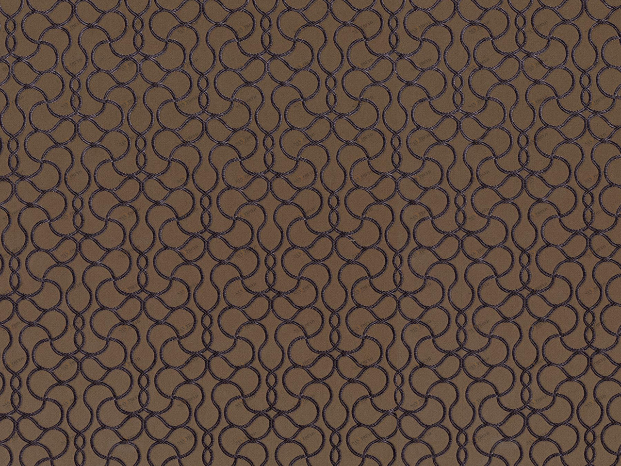 COLORISTICA 2365-43 Портьерная ткань  Жаккард  ArDeco part 2 Коричневый 