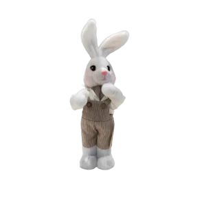 Декоративная кукла Relance "Зайка мальчик" h35 см пластик