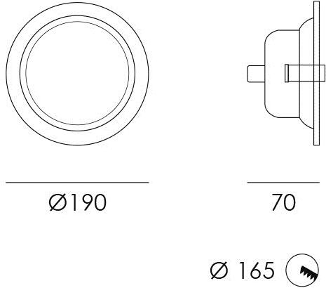 NEXO LUCE Встраиваемый светодиодный уличный потолочный светильник Inlux recessed 5204 - Вид №1