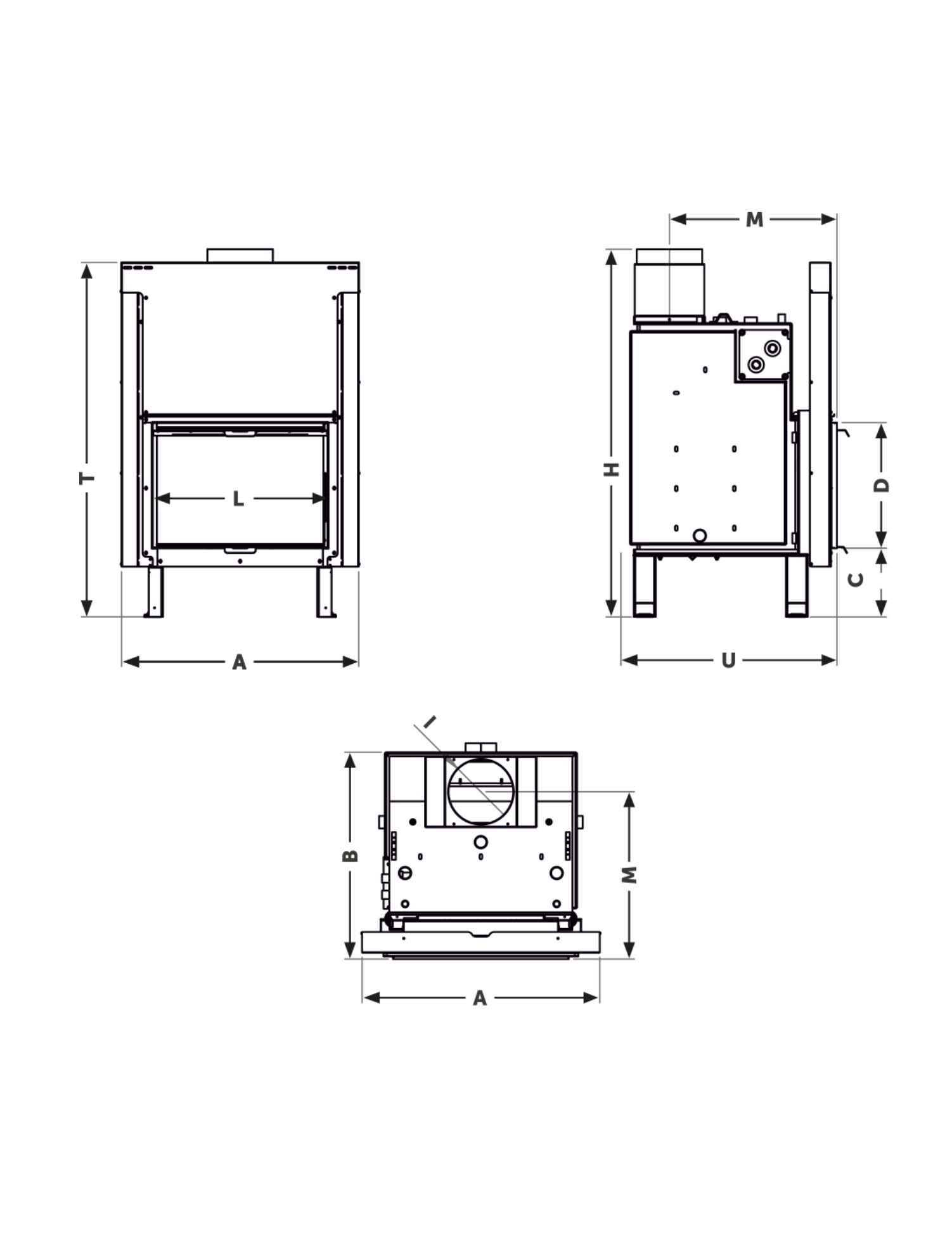 Дровяной камин CTM BASIC ECO ARCH-00040229 - Вид №1