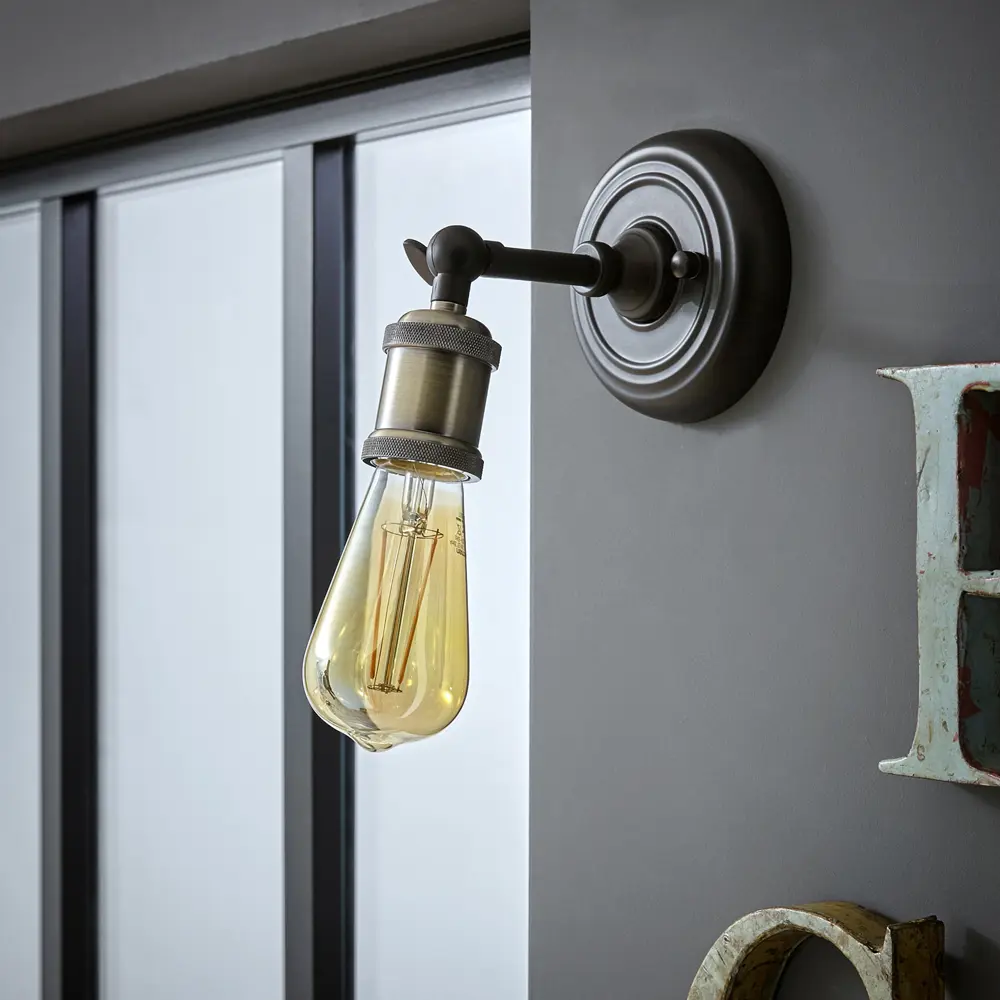 Настенный светильник KREAFORTA Hatanga цвет черный STLM-2022994 - Вид №9