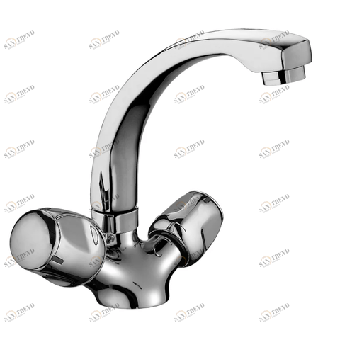 Orange Classic S M75-011cr двухвентильный смеситель для раковины R-излив, Хром sun-id-1517067