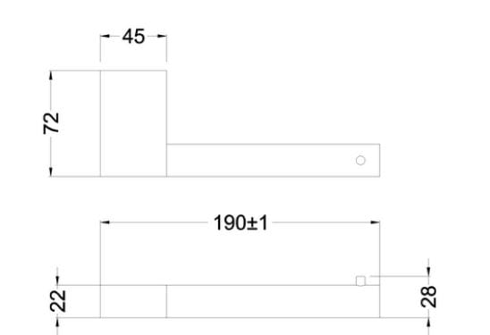 Настенный держатель рулона CROSSWATER MPRO ARCH-00137036 - Вид №2