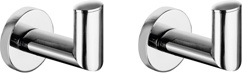 5127(13) Gedy G-Demetra, пара крючков, цвет хром