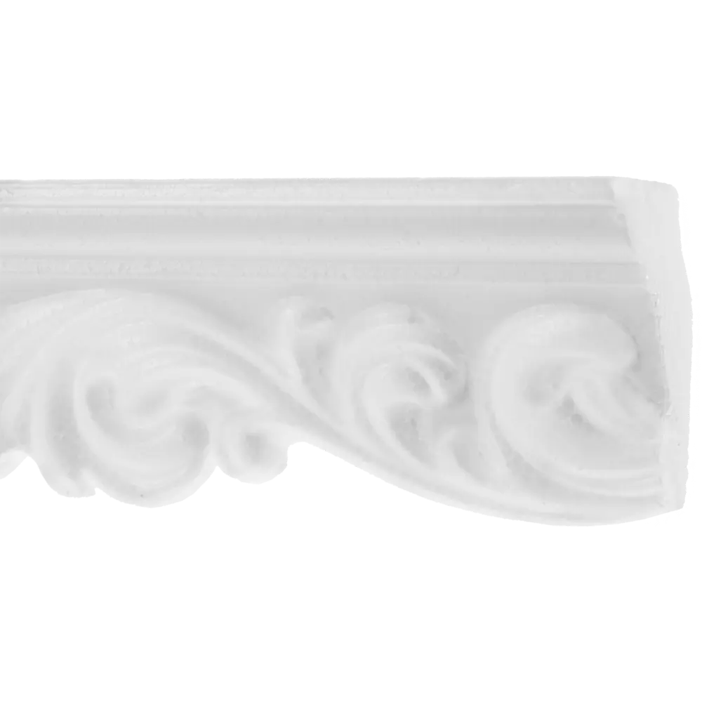 Плинтус потолочный для натяжных потолков полистирол Format 206057 белый 28x53x2000 мм STLM-2122913 - Вид №1