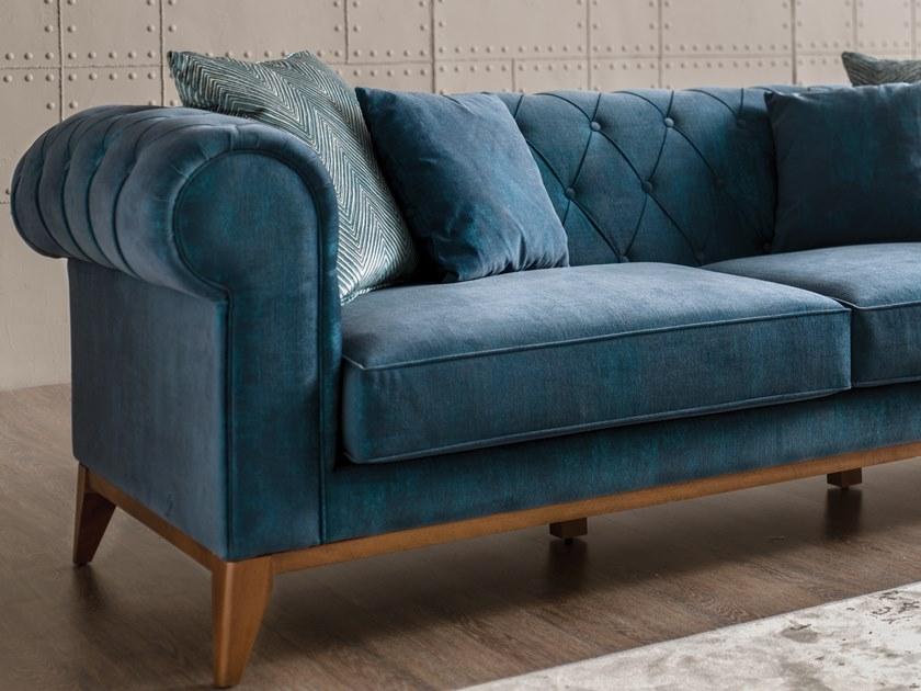 Enza Home Тафтинговый 3-местный диван из ткани Chelsea sun-id-1381526 - Вид №12