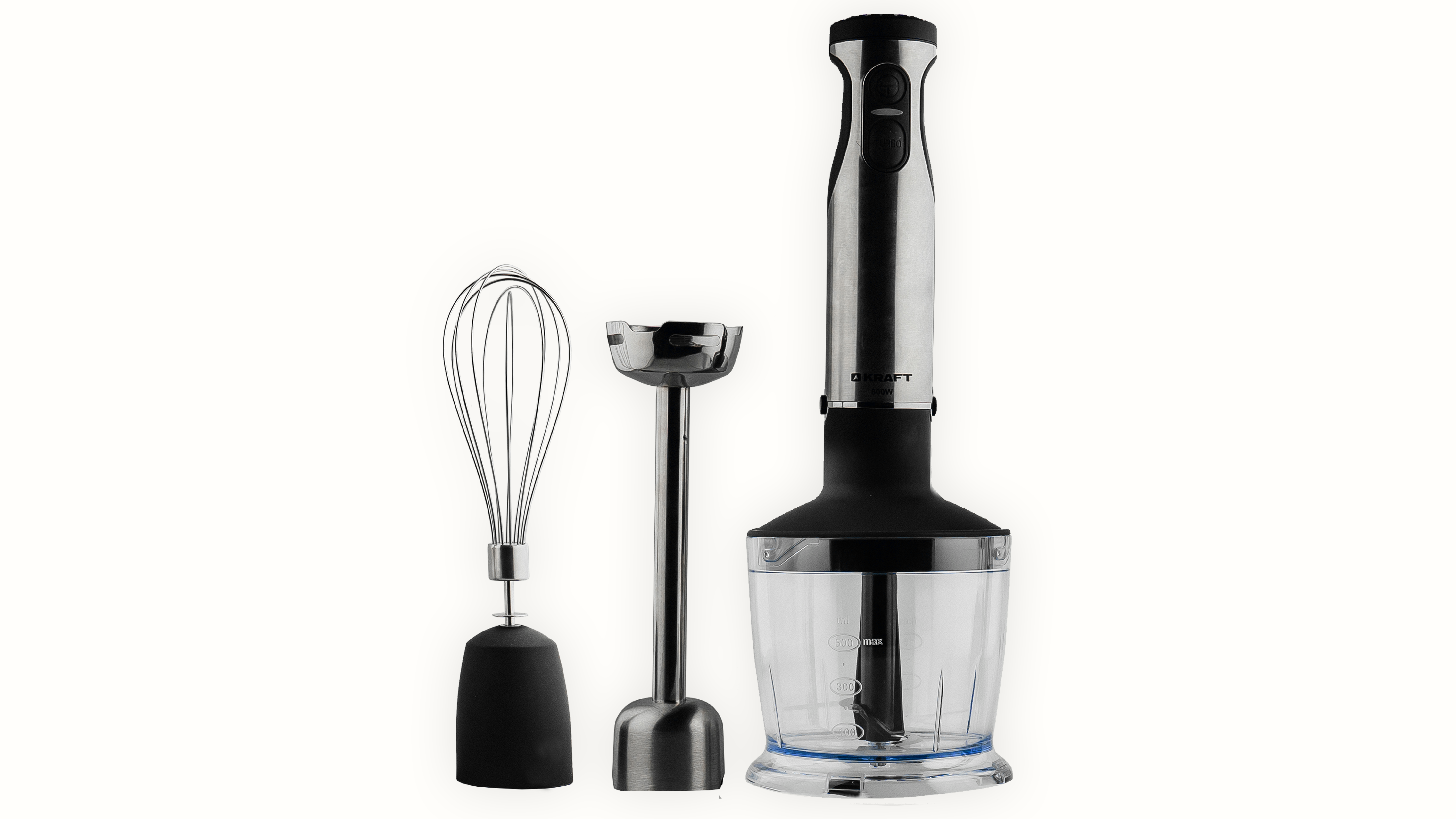 5350770 Блендер погружной Kraft KF-HB8002SPBL серебристый STDN-0135891 - Вид №2