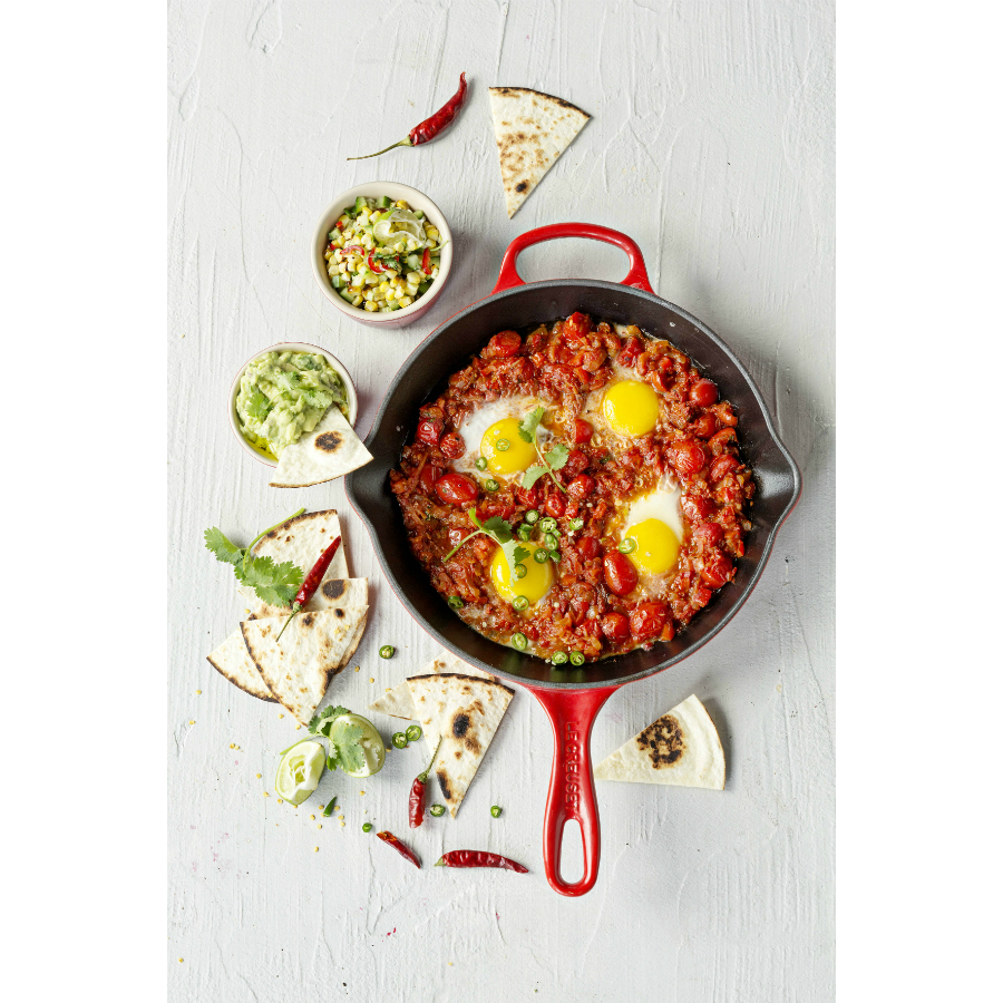 Сковорода чугунная Le Creuset, Ø23 см, голубая 20182232000422 - Вид №1