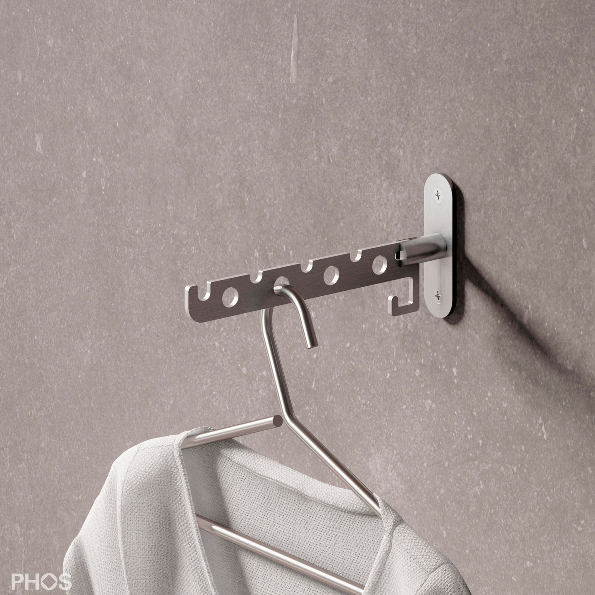 KL1 Веер для одежды складной, вылет 21,7 см. PHOS  - Вид №4