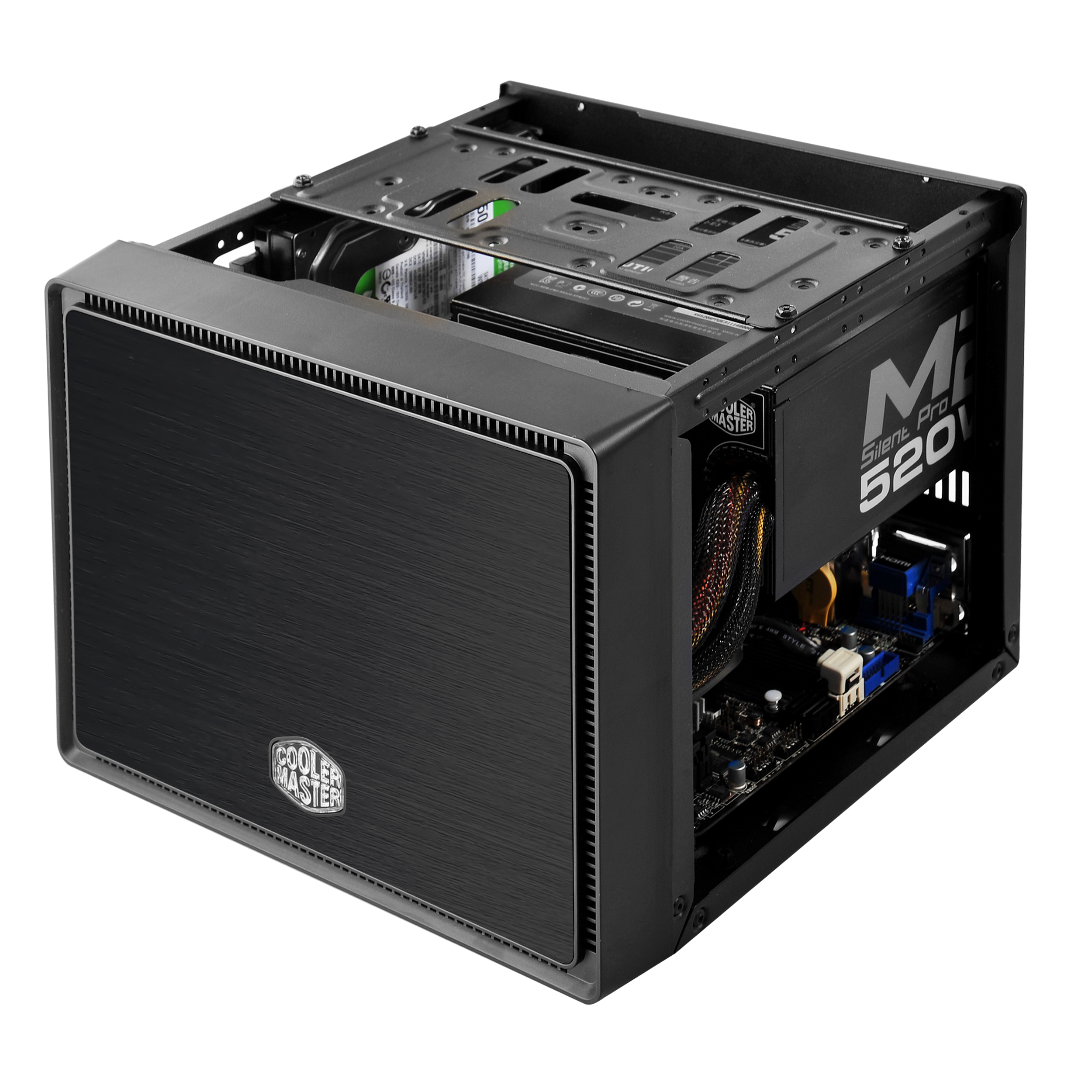 RC-110A-KKN1 case elite 110a, usb 3.0 x 2, 1xfan, black, w/o standart atx psu, mitx Cooler Master Cooler Master Elite Santreyd  - Вид №4