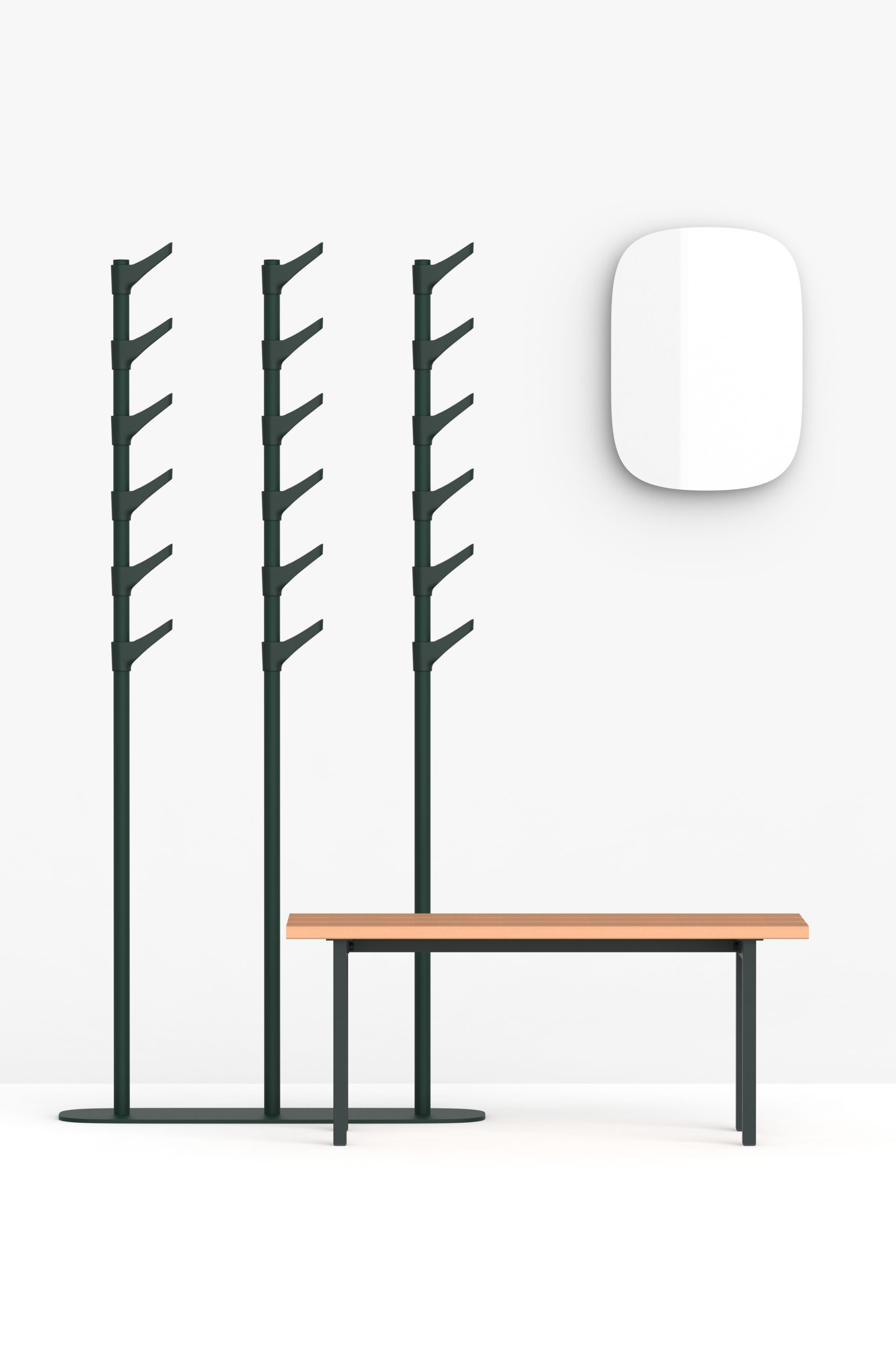 Настенное стеклянное зеркало FUNCTIONALS слайд ARCH-00054192 - Вид №21