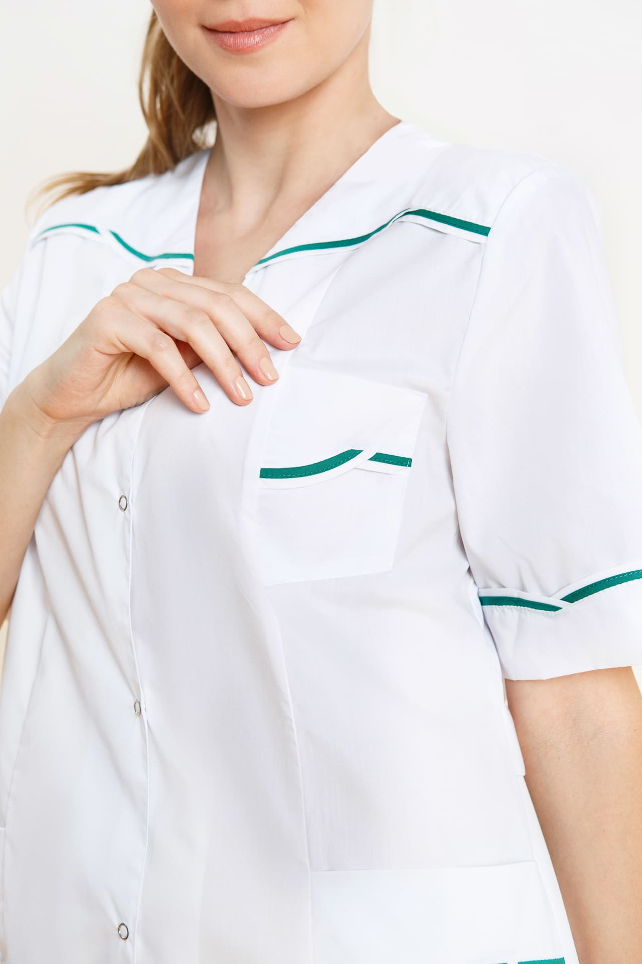 64745 Халат "Силуэт" женский  Медицинская одежда  размер 48/170-176 Спецодежда  - Вид №6