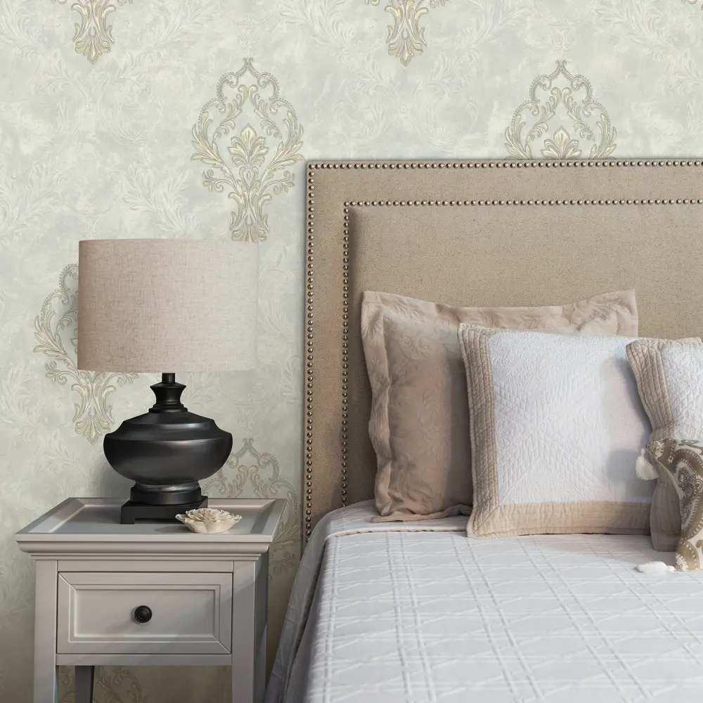 Обои флизелиновые Euro Decor Saphire серые 1.06 м ED7259-11 STLM-2160487 - Вид №3