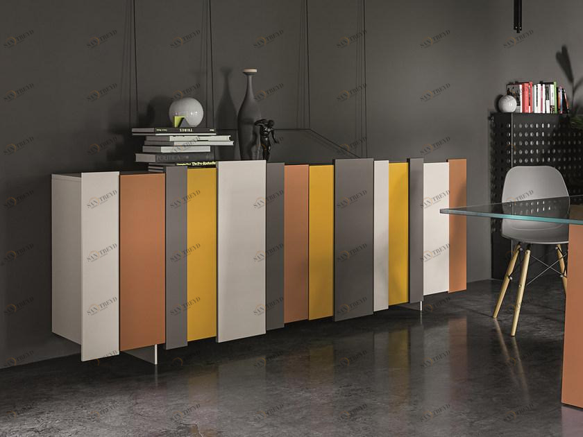 Dall'Agnese Буфет лакированный с распашными дверцами Stripe sun-id-1377842