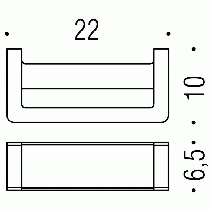 B7031 Полотенцедержатель-кольцо COLOMBO OVER Colombo Design - Вид №2