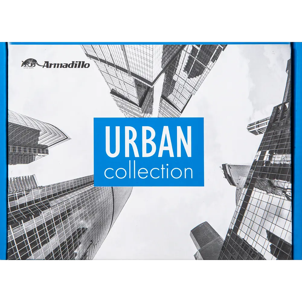 Ручка дверная Armadillo Cube URB3 без запирания ЦАМ гальваническое покрытие цвет матовый никель/белый STLM-2212052 - Вид №2