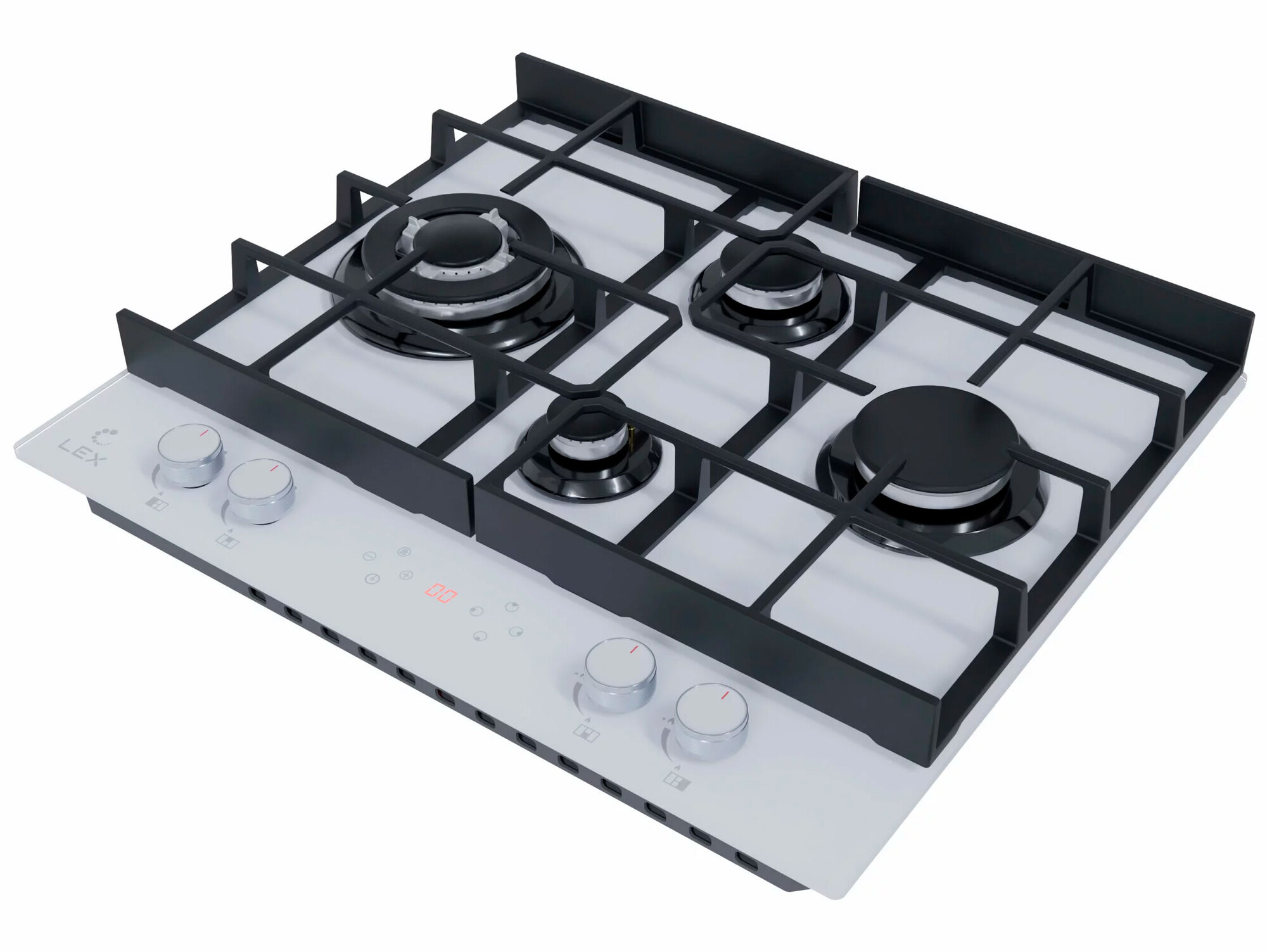 9101421 Газовая варочная поверхность LEX GVG 644 T WH STDN-0053403 - Вид №1