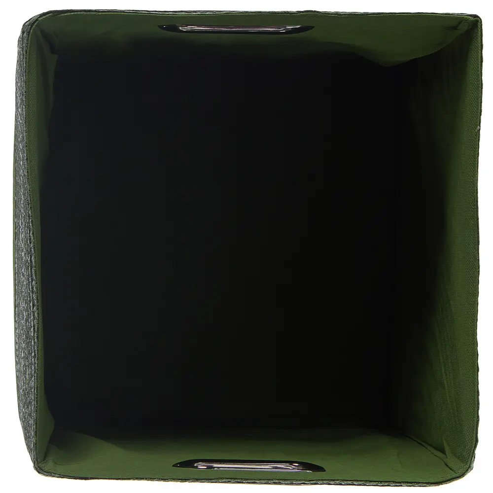 Короб плетеный 31x31x31 см полипропилен цвет зеленый 18741018 STLM-2009842 Santreyd  - Вид №2