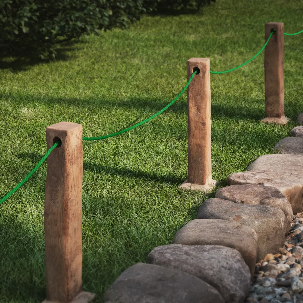 Канат крученый  10 мм 15 м полипропиленовый, цвет зеленый STANDERS STLM-2112123 - Вид №8