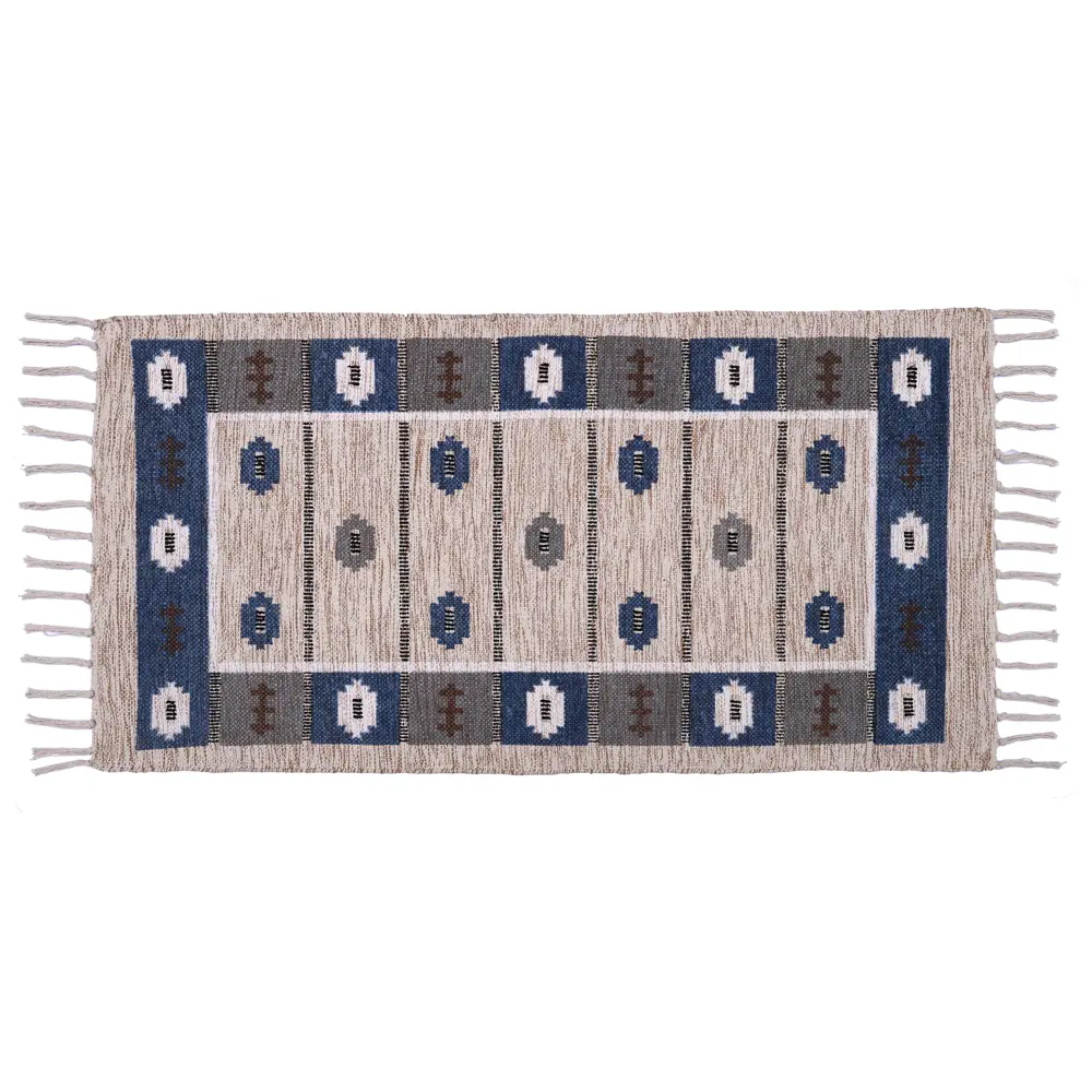 Коврик грязезащитный KREAFORTA Cauvery 60x120 см хлопок цвет бежевый STLM-2148150 - Вид №1