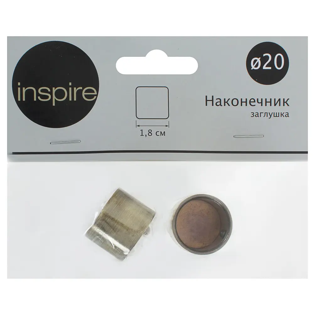 Наконечник-заглушка 1.8 см цвет золото антик 13350798 STLM-2211739 INSPIRE  - Вид №6