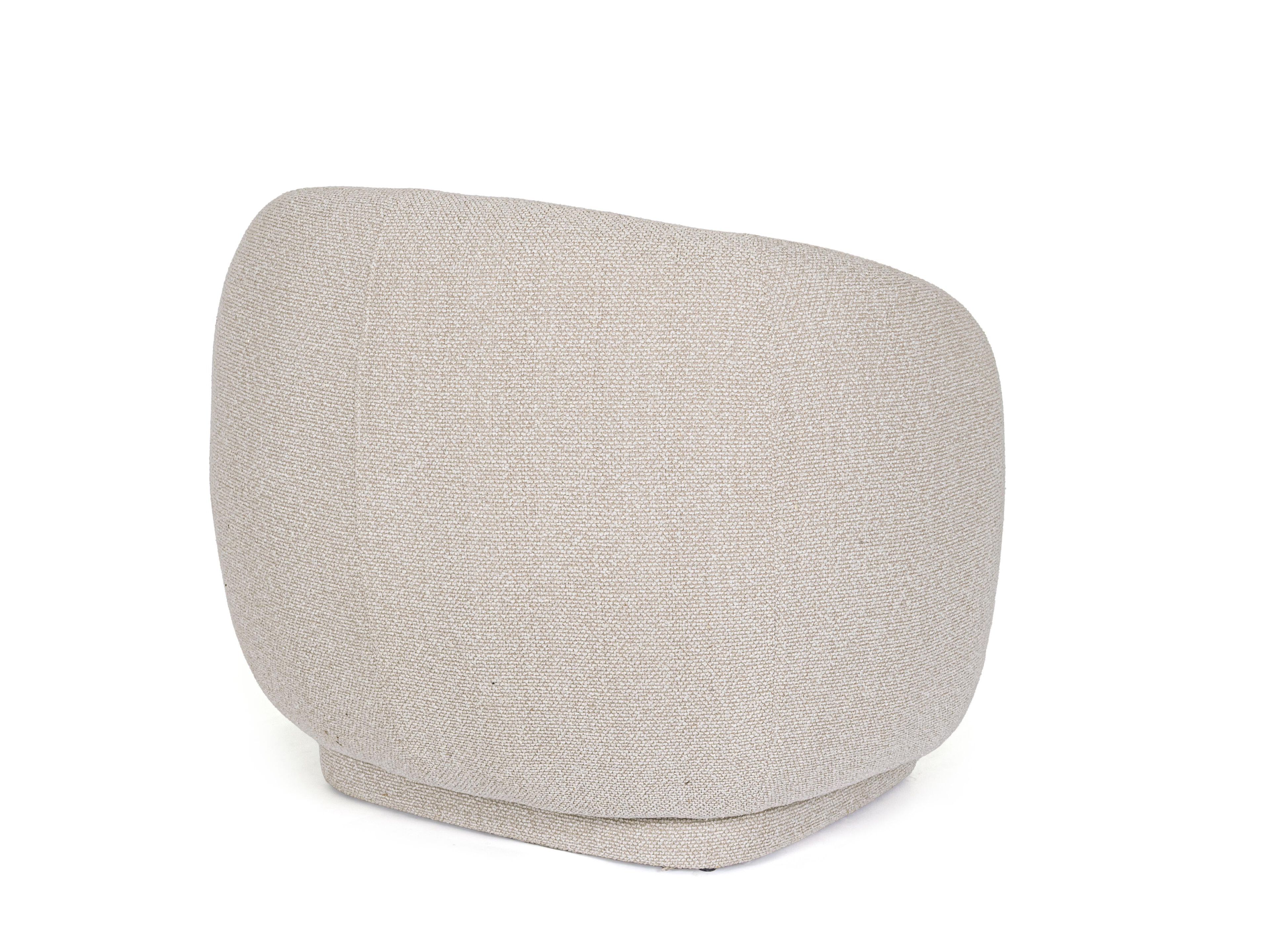 Тканевое вращающееся кресло с подлокотниками BIZZOTTO BRITTANY ARCH-00092517 - Вид №3