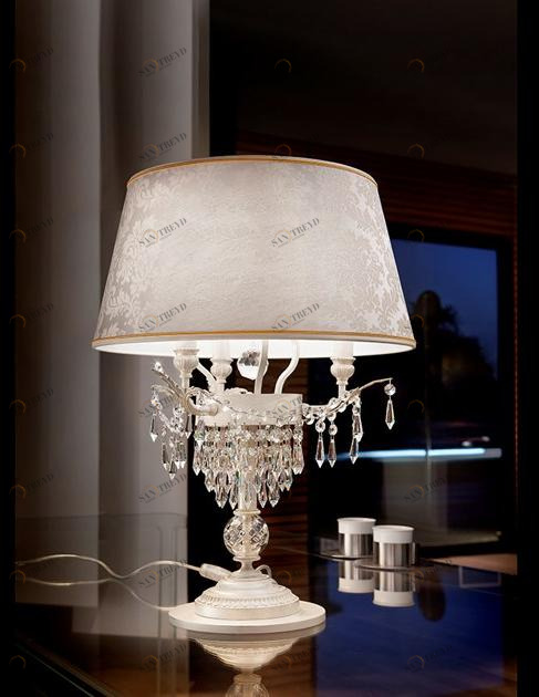 Masiero Настольная лампа с кристаллами прямого света Glassé sun-id-1457037