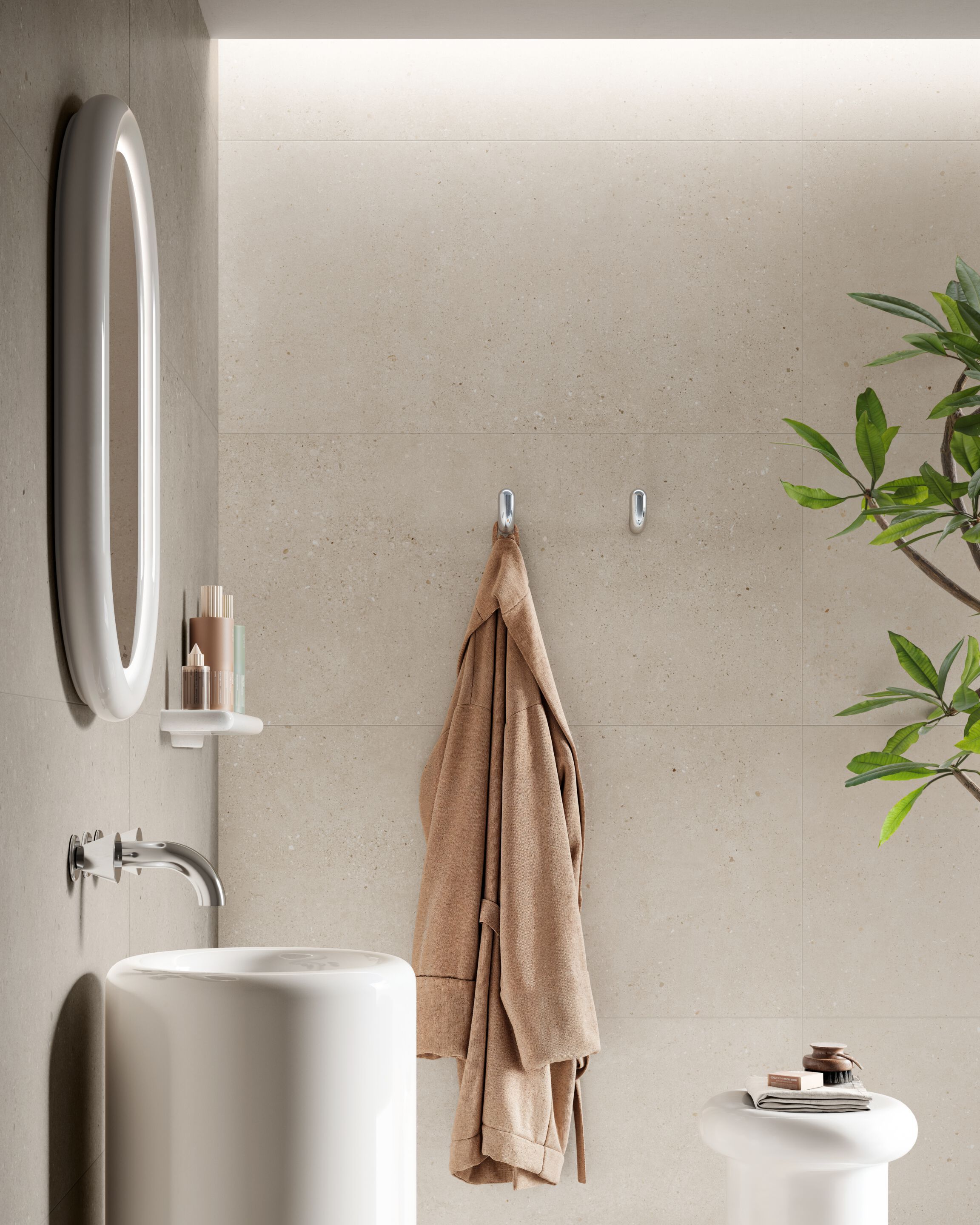 Пол / керамогранит с эффектом цемента VitrA Bathrooms FLAKEART ARCH-00054406 - Вид №2