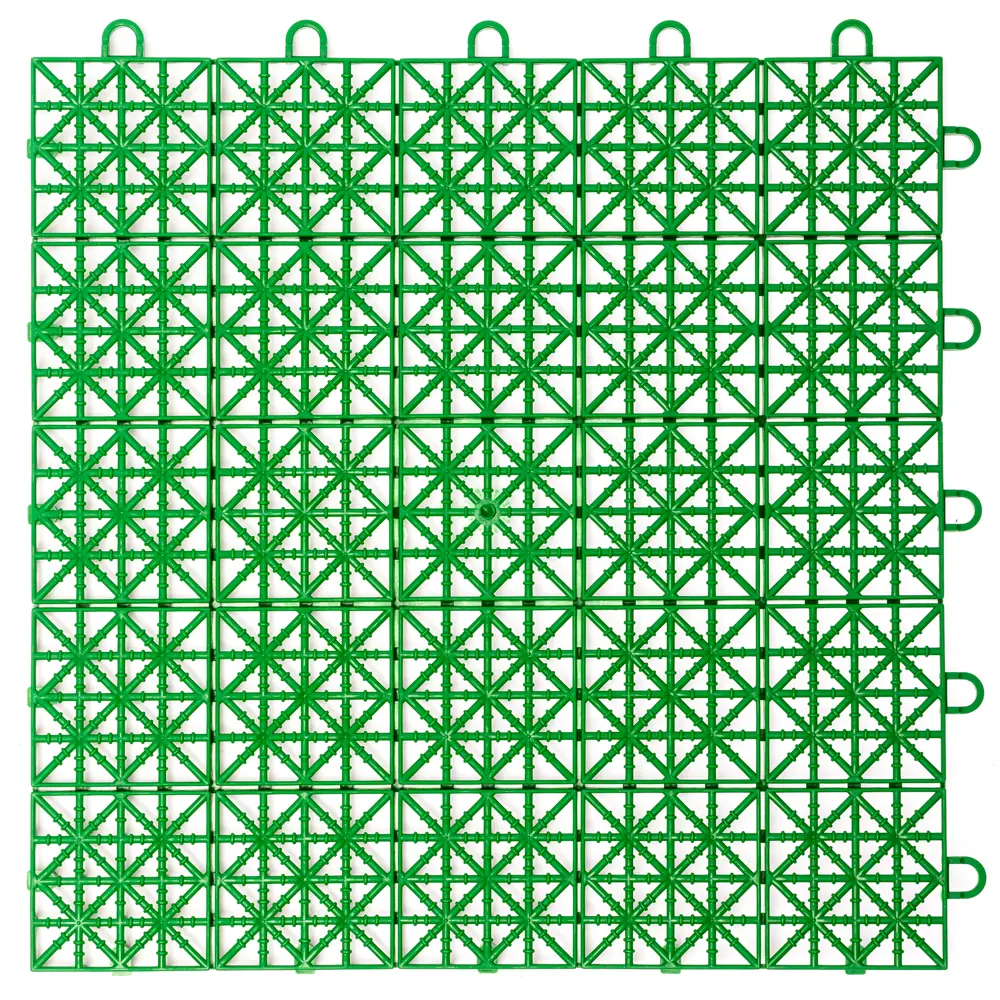 Плитка садовая 33x33 см полипропилен зеленый 9 шт Santreyd STLM-2089447