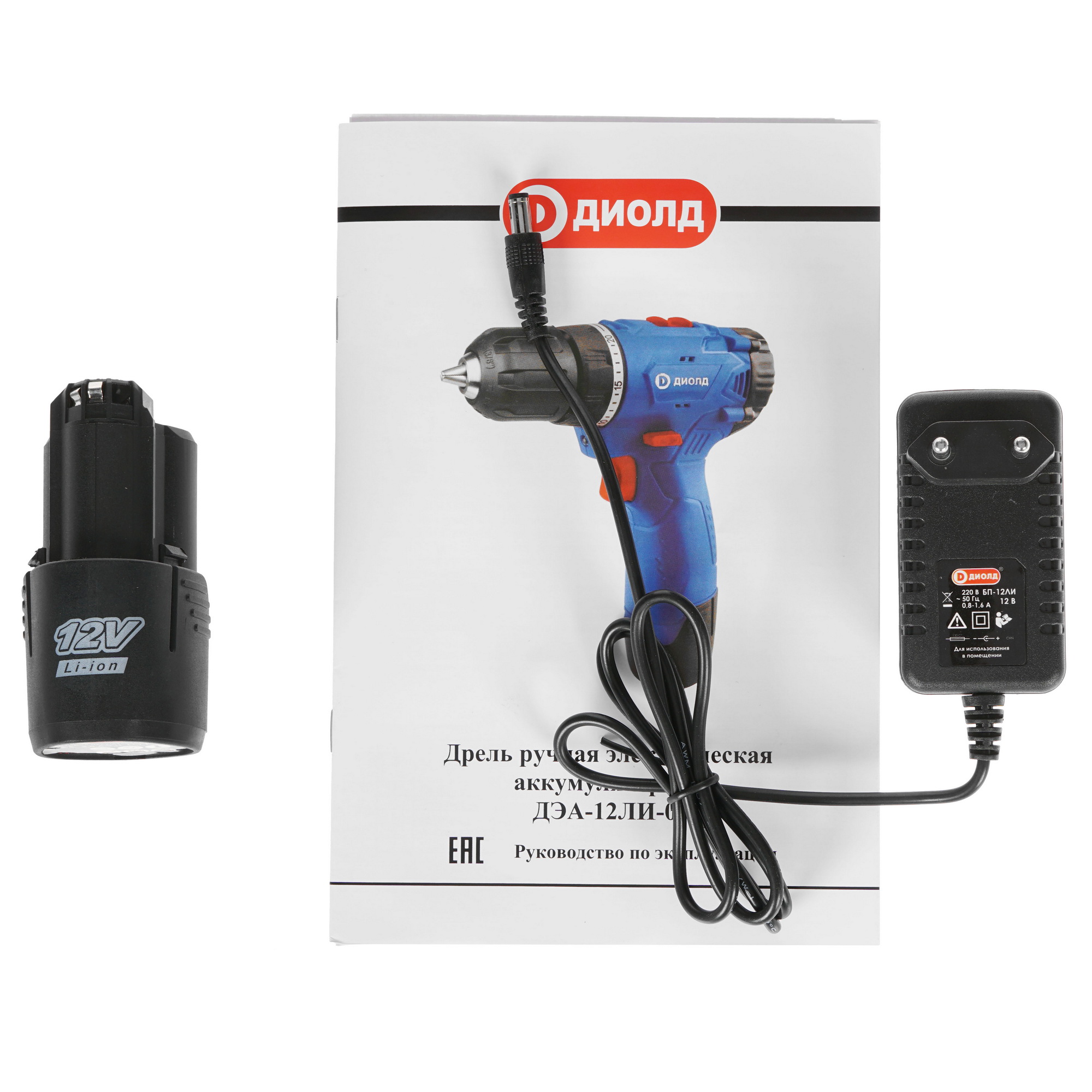 Дрель-шуруповерт Диолд ДЭА-12 ЛИ-09 10022154 5321807 STDN-0118662 - Вид №5