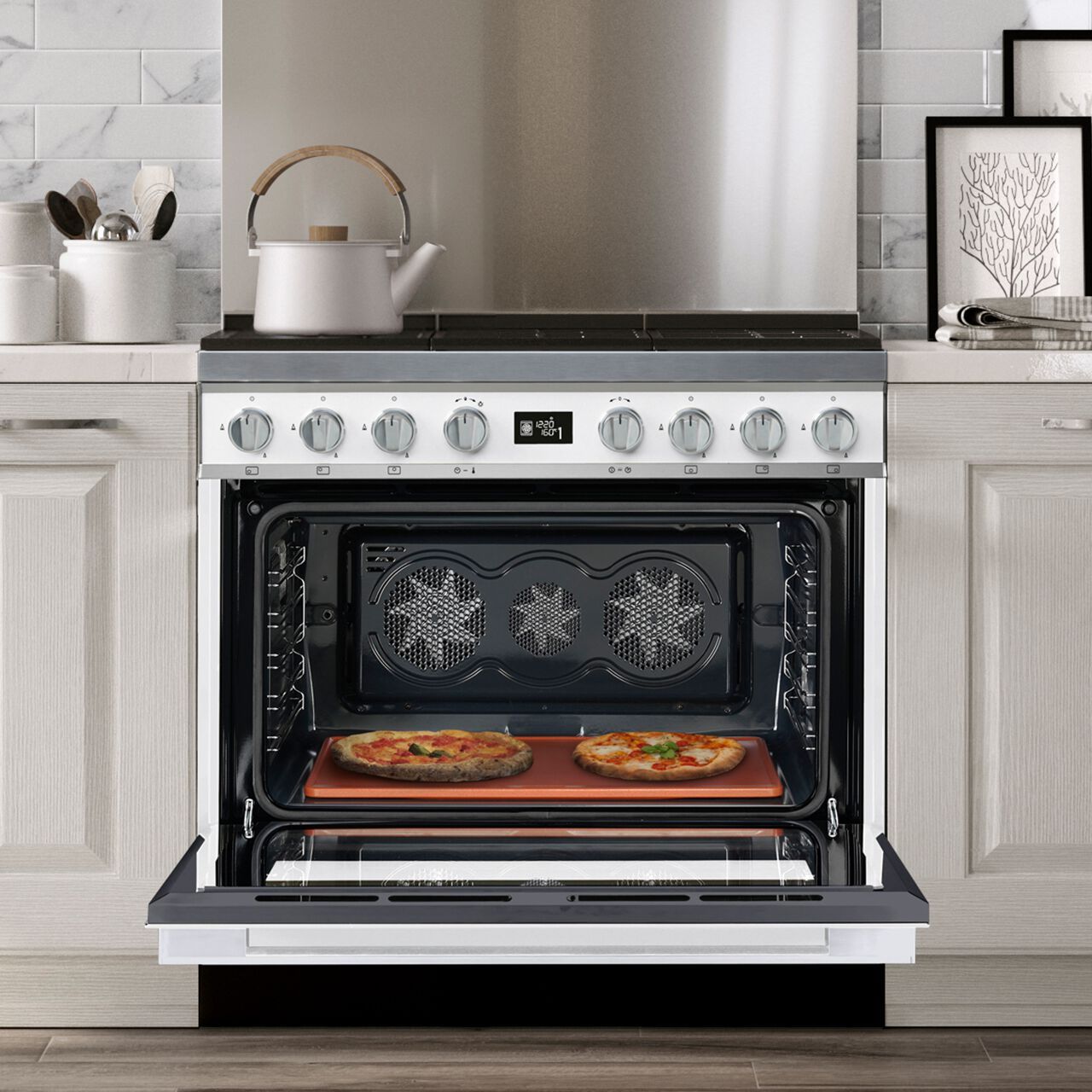 Отдельно стоящая кухня с газовой плитой Smeg ARCH-00033874 - Вид №3