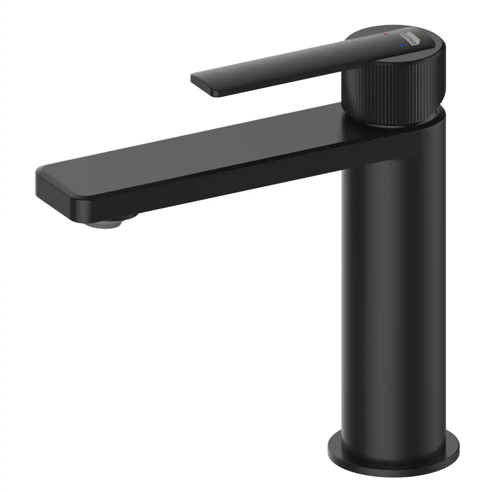 Смеситель для раковины KONSENSA Теано однорычажный цвет черный матовый STLM-2061025