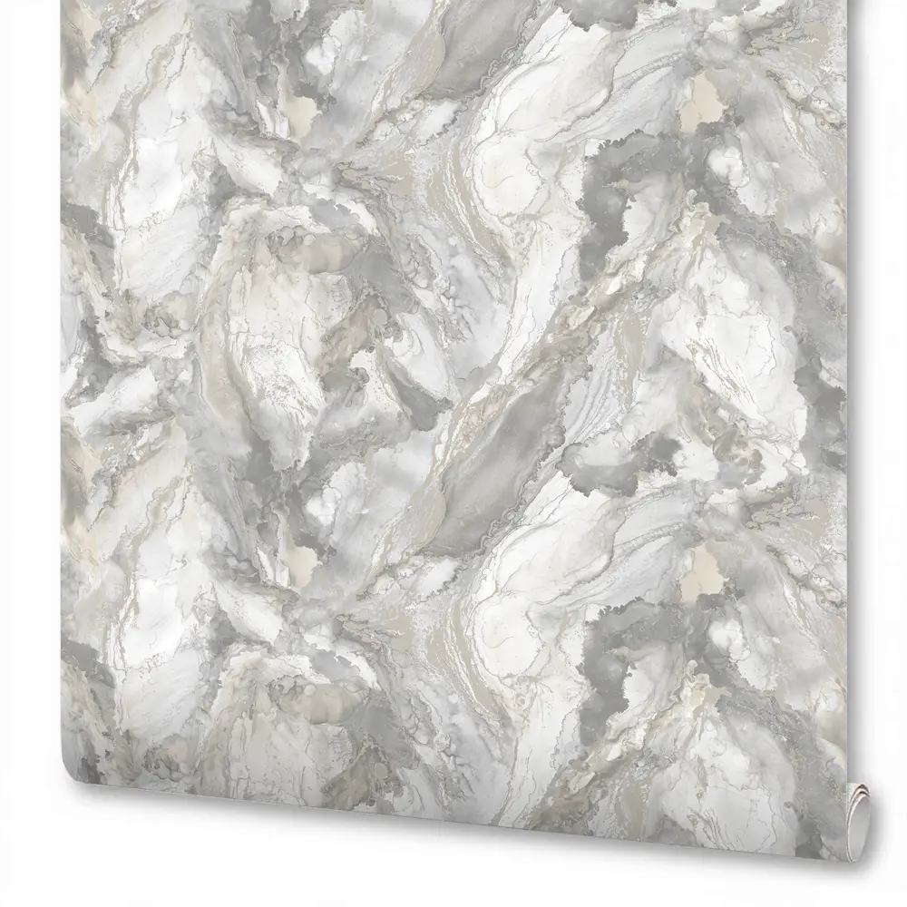 Обои NEW AGE Sangay: бежевые флизелиновые с абстрактным узором 89389775 STLM-1568411