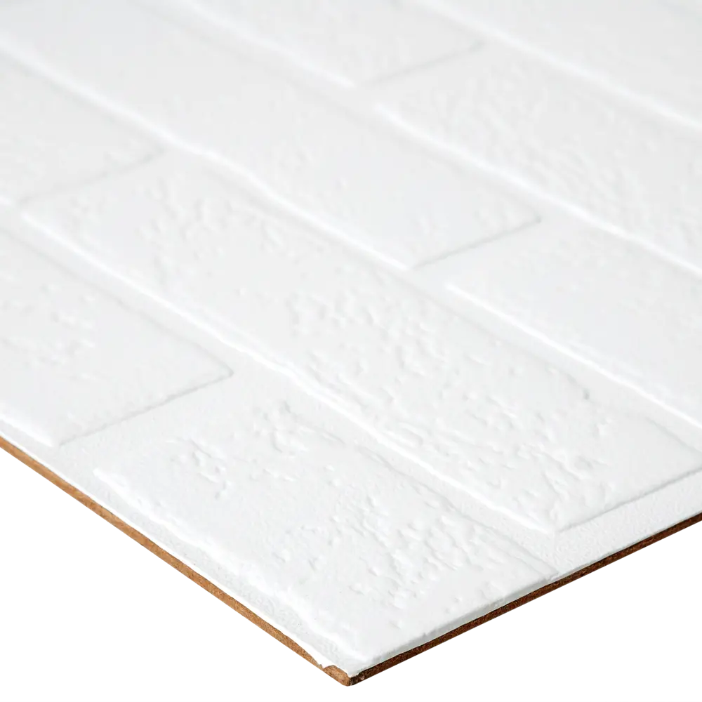 ALBIKO Панель МДФ «Кирпич» белый 2200×930 мм для стильной отделки 82573425