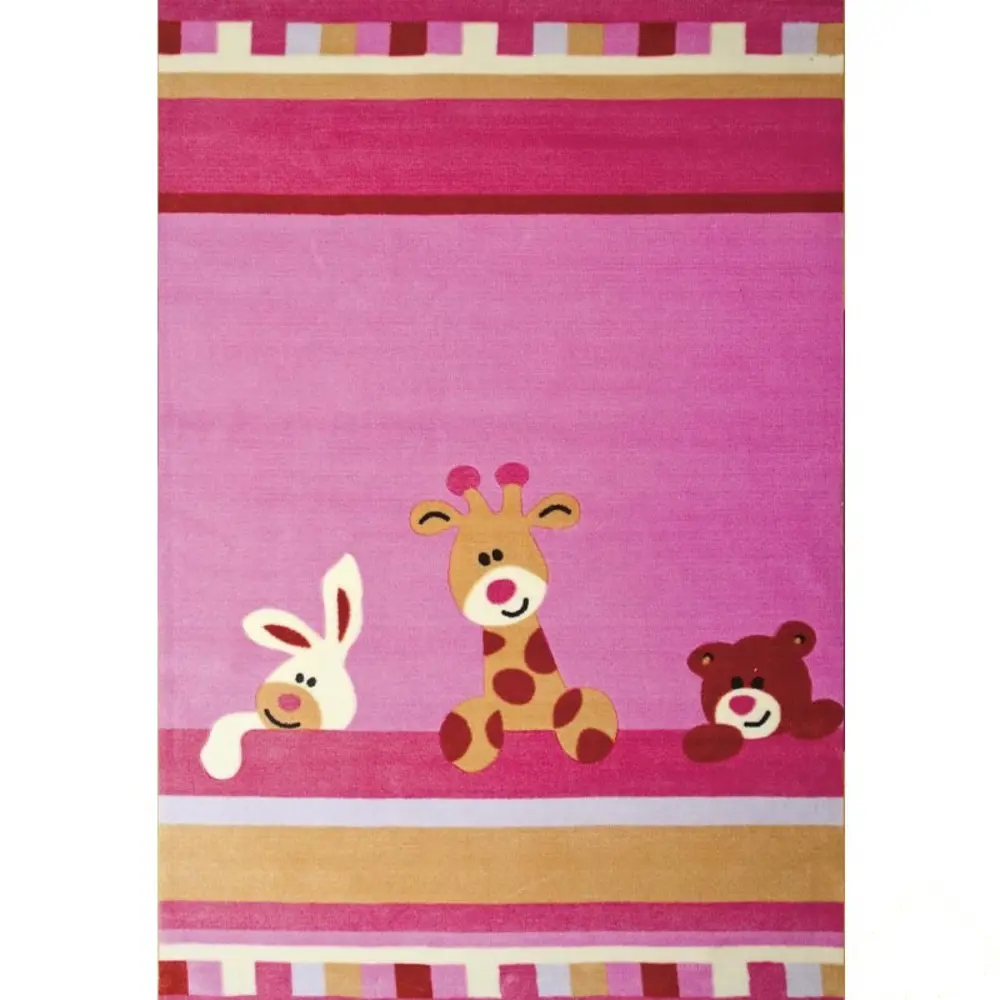 Ковёр Детский 0.8х1.2 м полипропилен цвет розовый Amig STLM-2136968