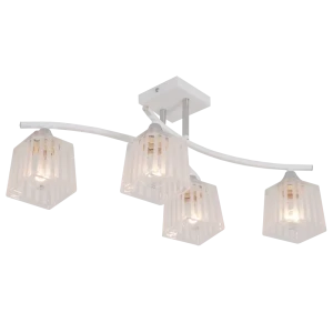 Люстра потолочная «Nares» 4 лампы 12 м² цвет белый