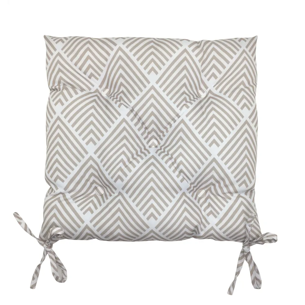 Подушка на сиденье 45x45 см цвет бежево-белый Santreyd STLM-2157226