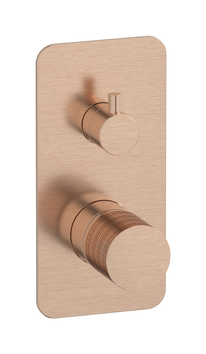 Встроенный смеситель для душа с двухходовым дивертером WE ARE IB vn220oo Brushed Rose Gold Vinile