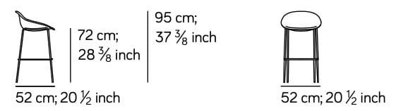 Высокий стул Amura Медея ARCH-00069541 - Вид №3