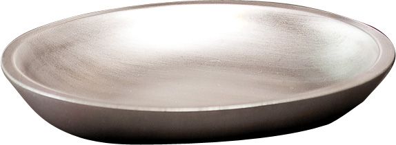 8305-14 Batex Delia, настольная мыльница из полирезин, цвет матовое серебро Santreyd 
