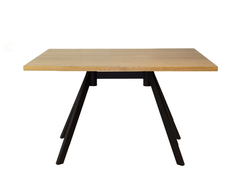 Прямоугольный обеденный стол из стали и дерева Sedex ARCH-00006720