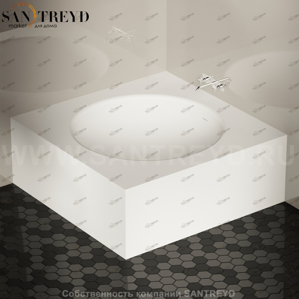 Ванна угловая IN-OUT белая Agape IN -OUT AVAS1049Z0