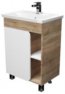 У76063 Тумба Nuvo 70Н 1д. Дуб Сонома 1 Marka NUVO