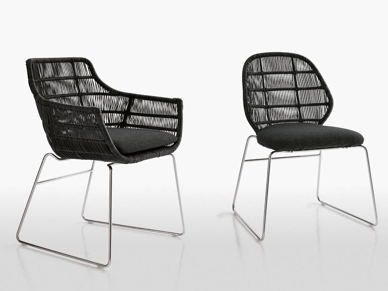 Поли сани сад стул с подлокотниками B&B Italia Outdoor кринолин ARCH-00010741