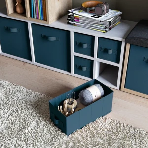 Короб-органайзер 15x15x31 см полипропилен цвет синий 89387986 STLM-2150739