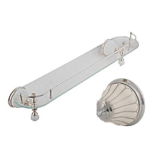 Полка MIGLIORE Olivia ML.OLV-60.620 с галереей ML.OLV-60.620.BI.BR - Вид №3