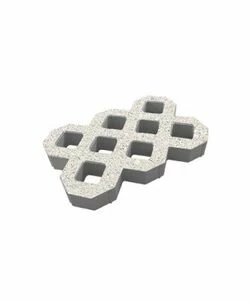 Тротуарные плиты "ГАЗОННАЯ РЕШЕТКА" - Б.1.ГР.8 (Гранит) Белый