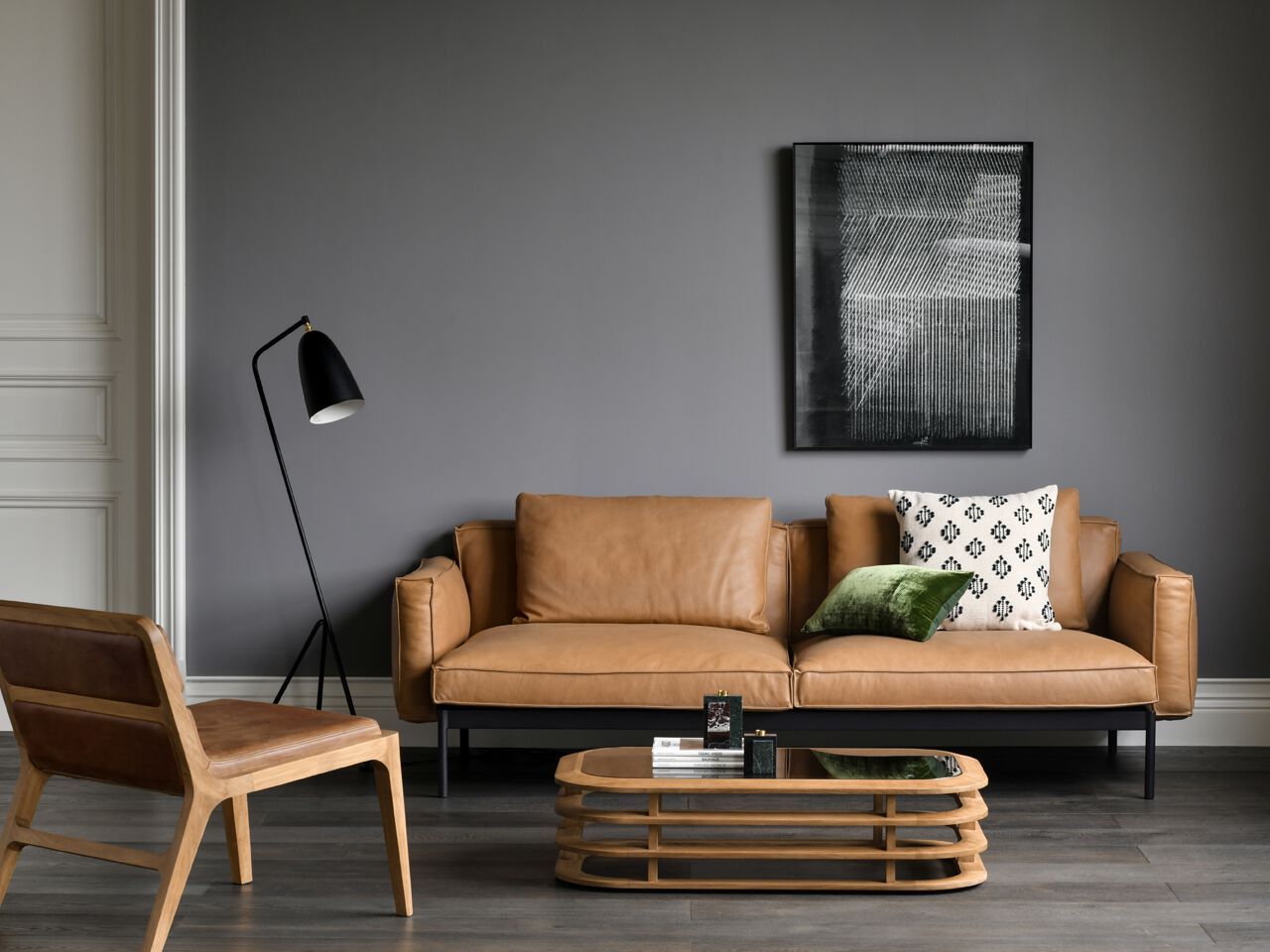 Низкий журнальный столик из массива дерева Air Division Liner ARCH-00072410 - Вид №7