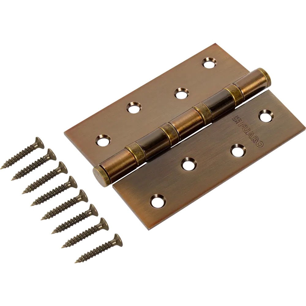 82105967 Петля универсальная U1004BB-CFB/BL 100x75x2.5 мм сталь цвет глянцевый кофе STLM-0019062 FUARO Home - Вид №2