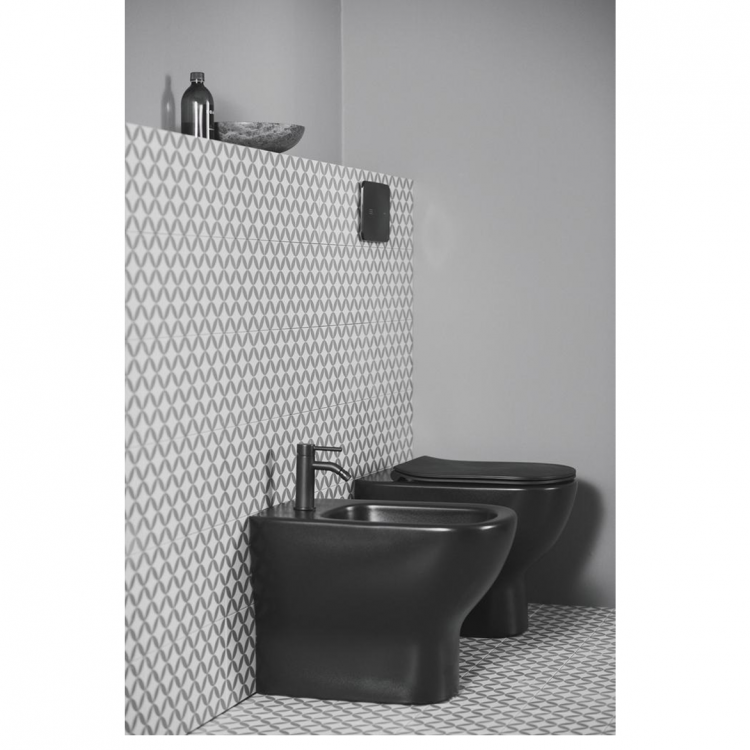 T3540V3 Напольное пристенное биде с отверстием под смеситель Ideal Standard TESI - Вид №3